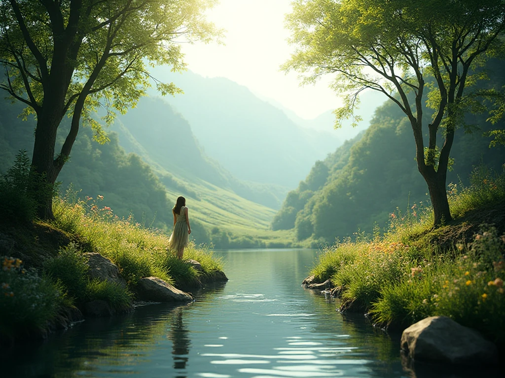 Outdoor natural location for photoshoot